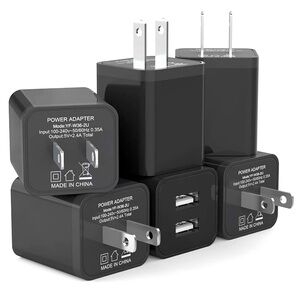 Black Dual USB Power Adapter (Multiple in Stock)